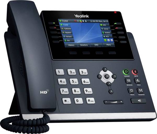 Yealink SIP-T46U - VoIP-Telefon mit Rufnummernanzeige