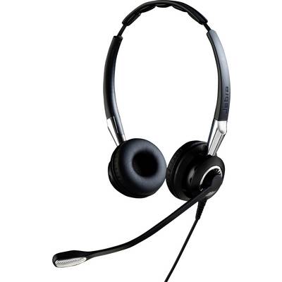 Schwarze Over-Ear-Kopfhörer mit flexiblem Mikrofonboom in Vorwärtsneigung, konzipiert für Audiokommunikation, vor neutralem Hintergrund.