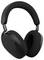 Schwarze kabellose Over-Ear-Kopfhörer mit gepolstertem Kopfbügel und Ohrmuscheln auf weißem Hintergrund.