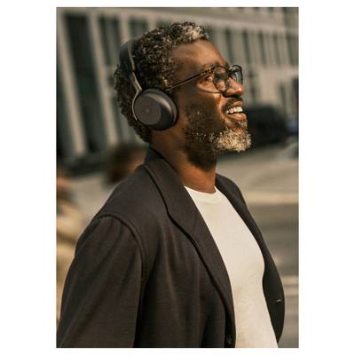 Jabra Jabra Evolve3 75 UC Stereo black mit Lin Over Ear Headset Bluetooth® Stereo Schwarz Noise Cancelling Telefon-5