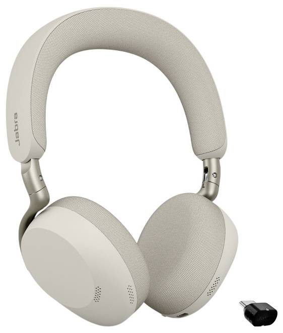 Schwarze Over-Ear-Kopfhörer mit gepolstertem Kopfbügel und großen Ohrmuscheln auf weißem Hintergrund.