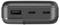 Ein schwarzes elektronisches Gerät mit Anschlüssen, einschließlich eines USB-Anschlusses und zwei kleineren Anschlüssen, an seiner Seite.