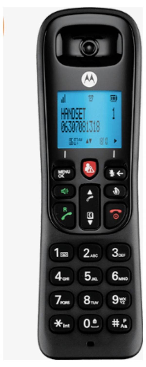 Motorola Design DECT Phone DECT Mobilteil Schwarz