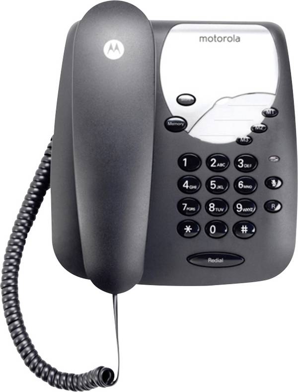 Motorola Corded Phone  Schwarz
