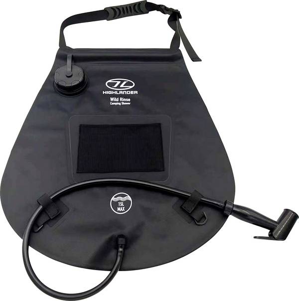 Highlander CP297-BK WILD RINSE Camping Dusche 15 l