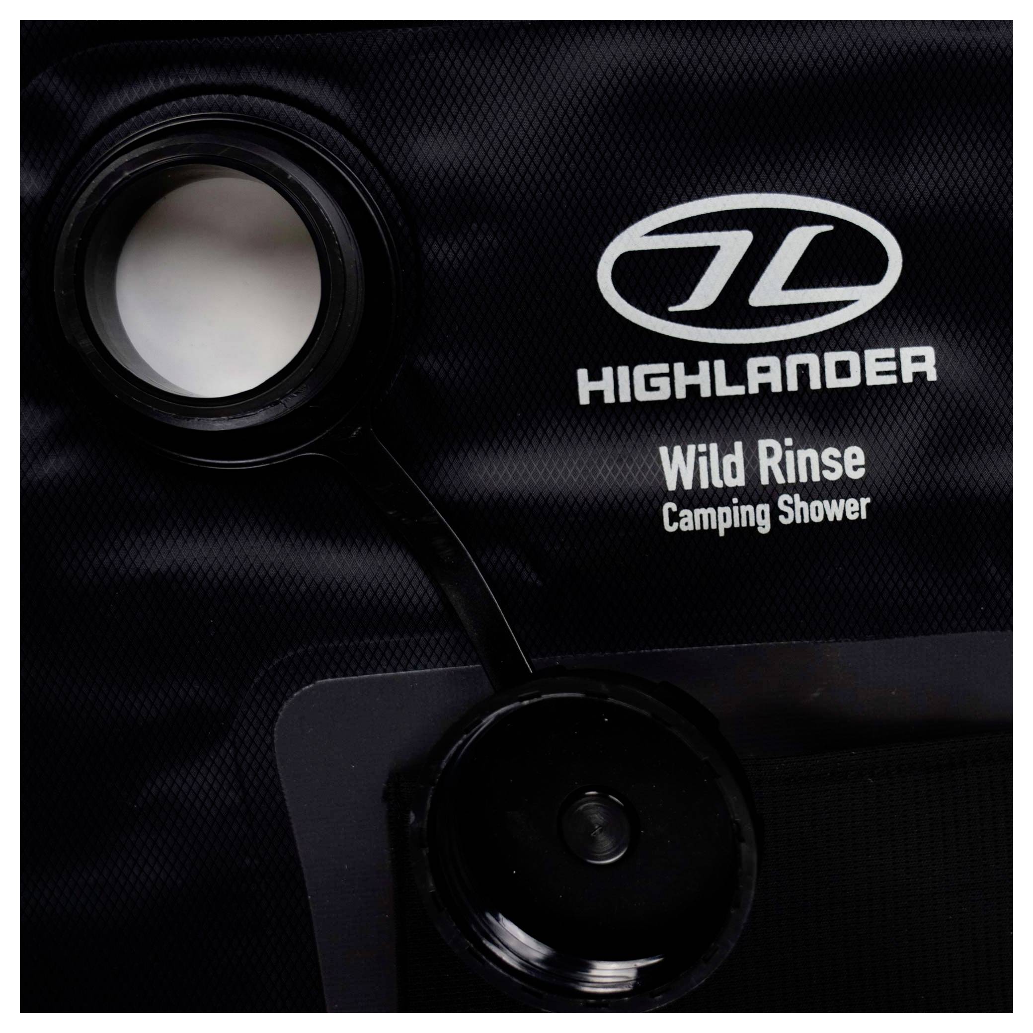 Highlander CP297-BK WILD RINSE Camping Dusche 15 l-3
