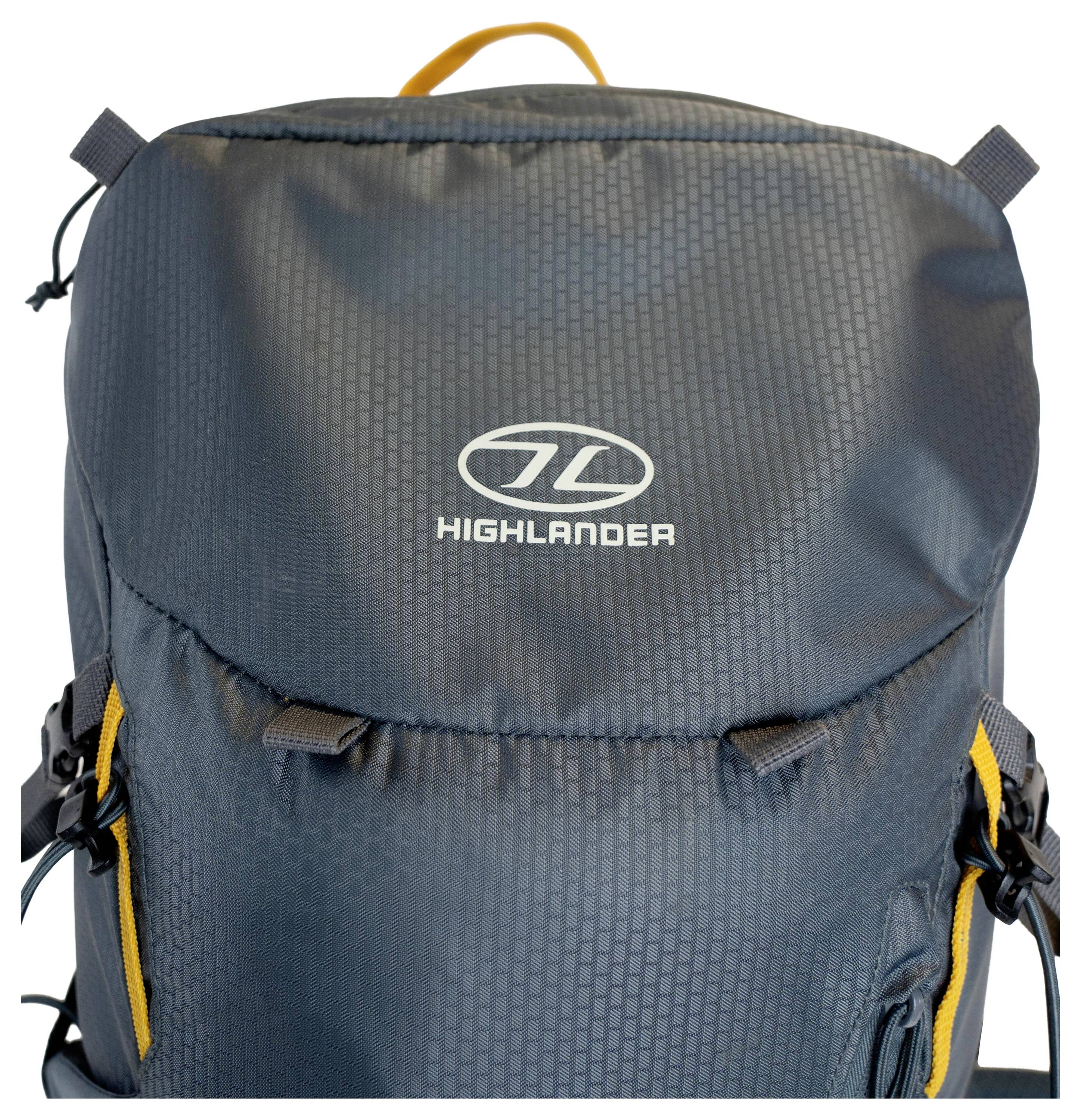 Highlander Rucksack VEGA 25 l (B x H x T) 30 x 51 x 21 cm Graphit RUC289-GR-5