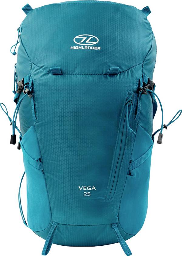 Highlander Rucksack  VEGA 25 l (B x H x T) 30 x 51 x 21 cm Blau-Grün RUC289L-TL