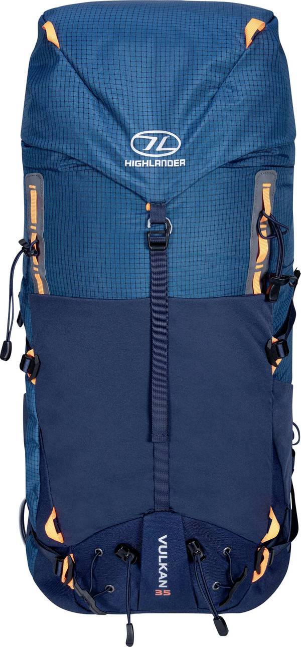 Highlander Rucksack  35L VULKAN Bergrucksack 35 l (B x H x T) 30 x 68 x 20 cm Navy-Blau RUC291-NB