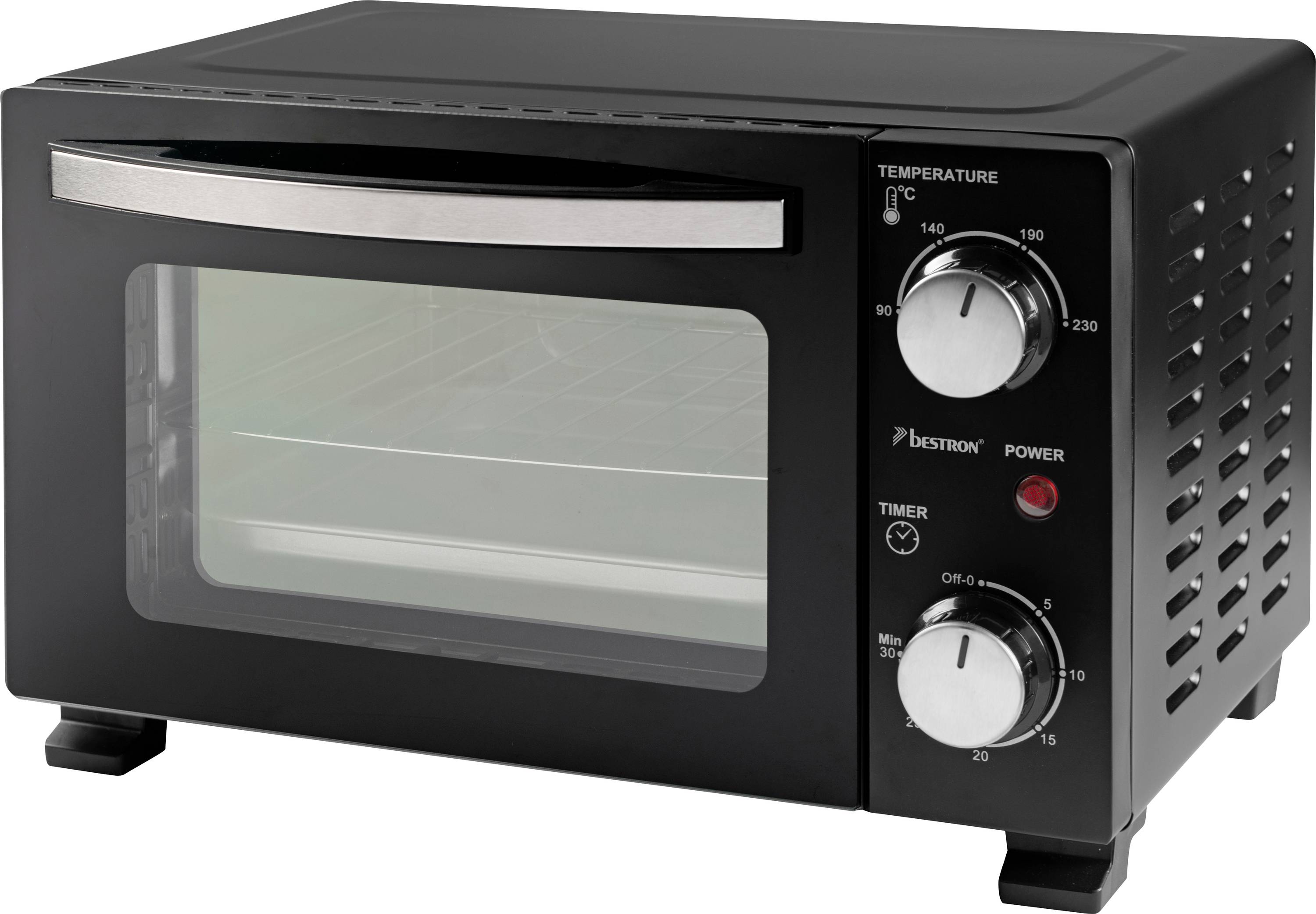 Bestron AOV10 Grillfunktion, Kontrollleuchte, Timerfunktion 10 l