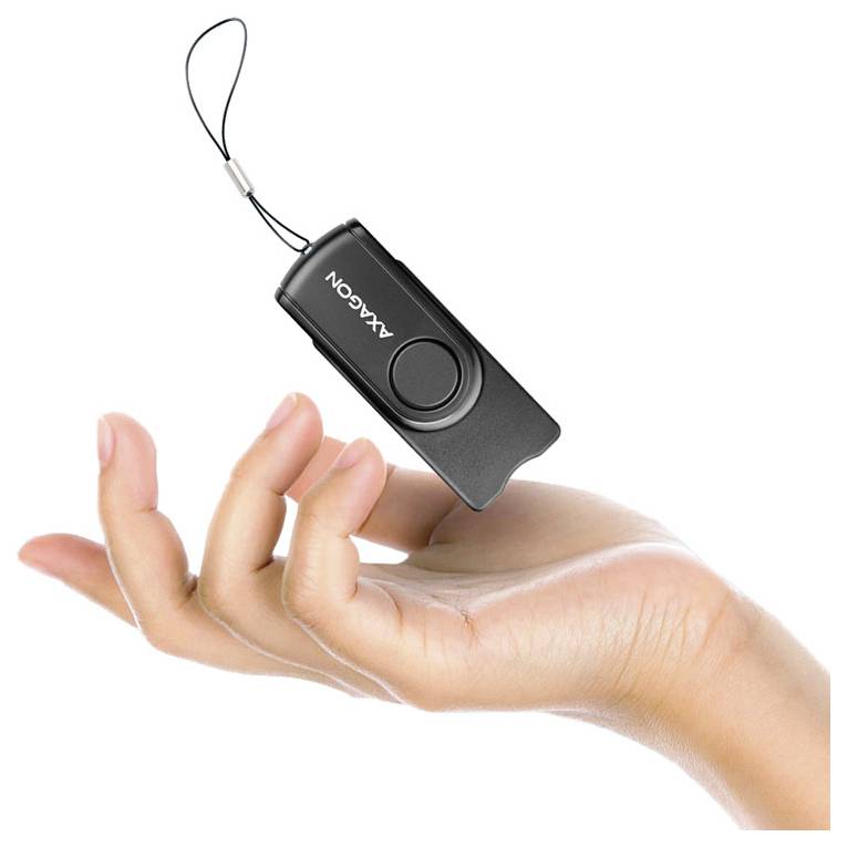 AXAGON CRE-SMP2A Externer Speicherkartenleser USB-A (USB 2.0), USB-C® (USB 2.0) Schwarz-7