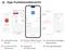 Ein Smartphone zeigt eine App zur CO-Überwachung mit PPM-Anzeige, Alarmverlauf und Warnmeldungen. Funktionen: WLAN-Verbindung, Echtzeit-Anzeige, Testmodus.
