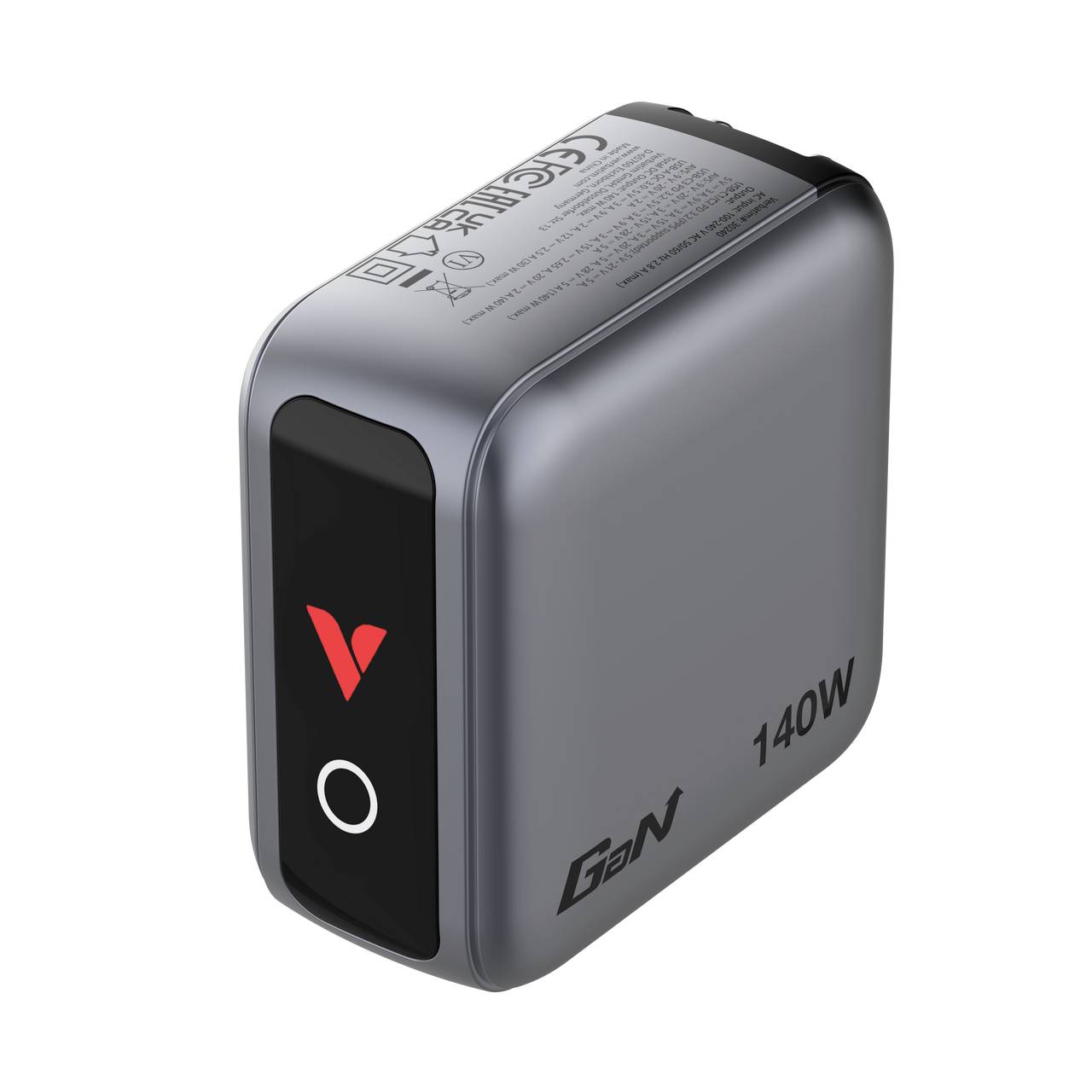 Verbatim 30240 USB Ladegerät 140 W QC 3.0, USB PD 3.0 Grau Innenbereich GaN