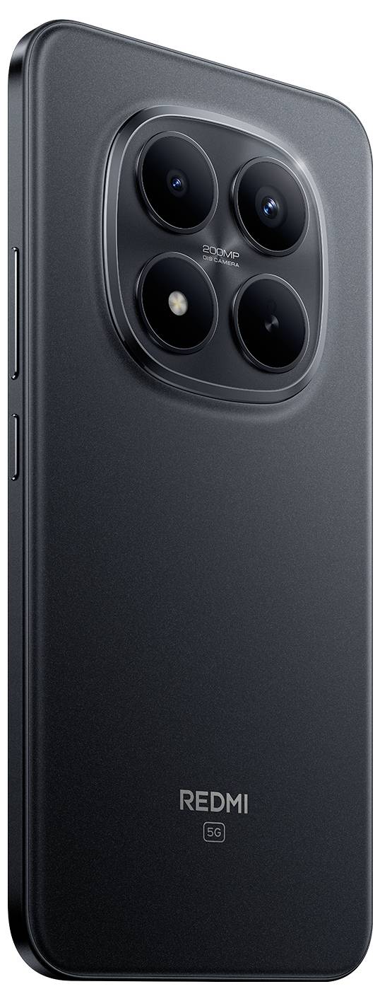 Rückseite eines dunkelgrauen Samsung-Tablets mit Kamera in der oberen rechten Ecke und Samsung-Logo auf der linken Seite.