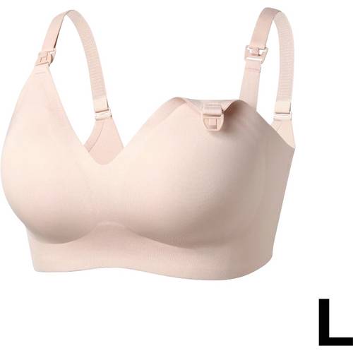 momcozy Nursing Bra YN21 L Skin BH Haut-Farbe