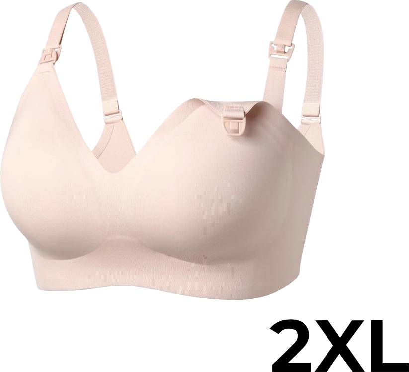 momcozy Nursing Bra YN21 2XL Skin BH Haut-Farbe