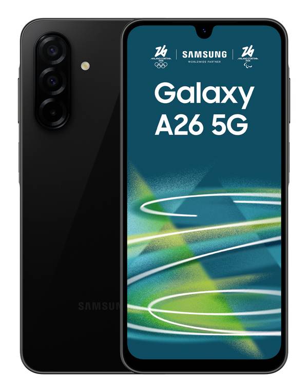 Samsung Galaxy A26 5G   256 GB Schwarz EEK C (A - G) 17 cm (6.7 Zoll) Smartphone