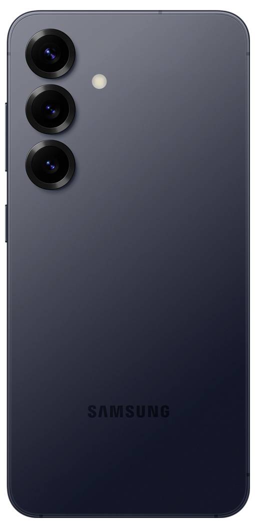 Schwarzes rechteckiges Smartphone mit Rückkamera und Lautsprecher, Markenbezeichnung „doro" am unteren Ende.