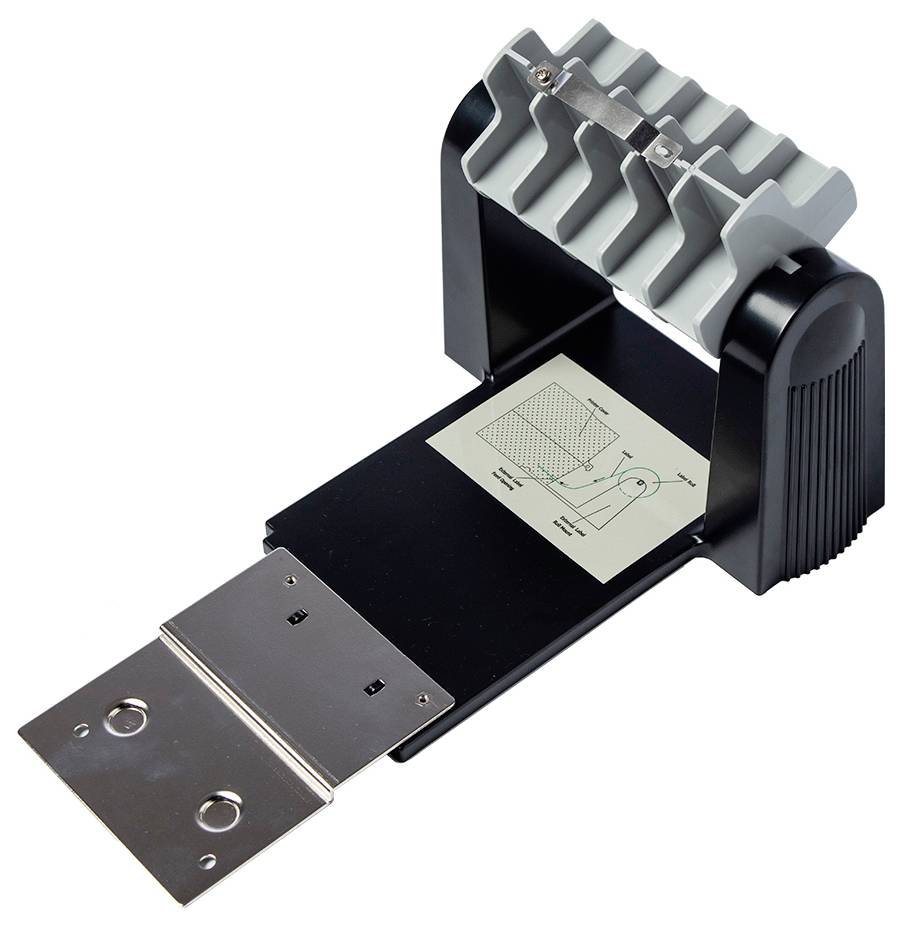 Kabelsägewerkzeug mit ergonomischem Griff und Metallklinge, mit einem Anweisungsdiagramm für präzise Verwendung und Sicherheit.