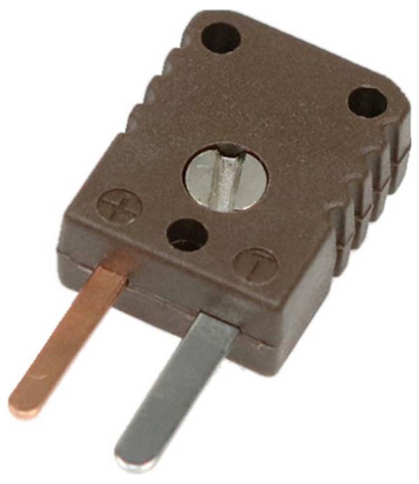 B + B Thermo-Technik  Miniaturstecker Typ T, braun | -50…+120 °C Braun Inhalt: 1 St.