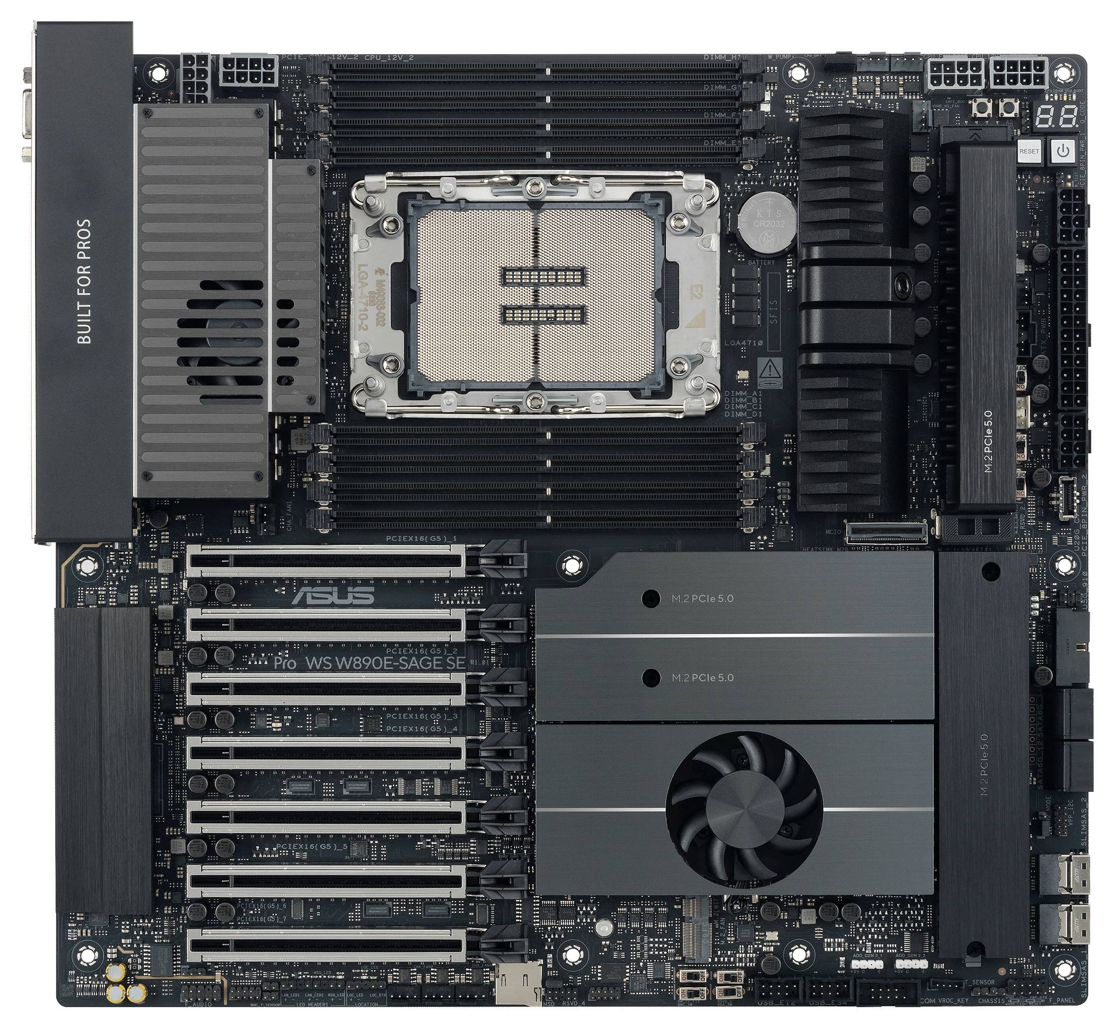 Asus PRO WS W890E-SAGE SE LGA4710-2 EEB Mainboard Sockel (PC) AMD® AM5 Formfaktor (Details) EEB-1