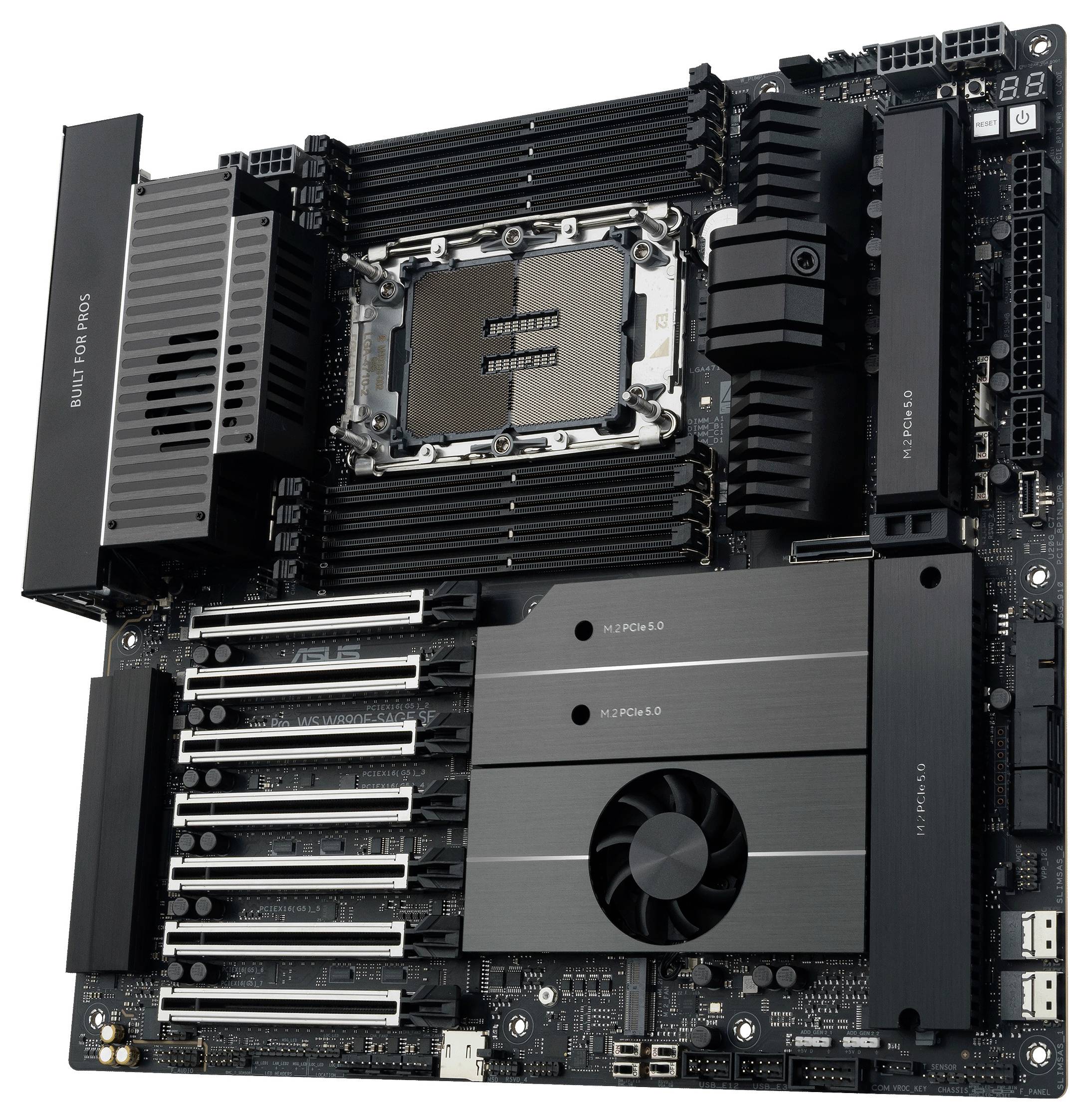 Asus PRO WS W890E-SAGE SE LGA4710-2 EEB Mainboard Sockel (PC) AMD® AM5 Formfaktor (Details) EEB-4