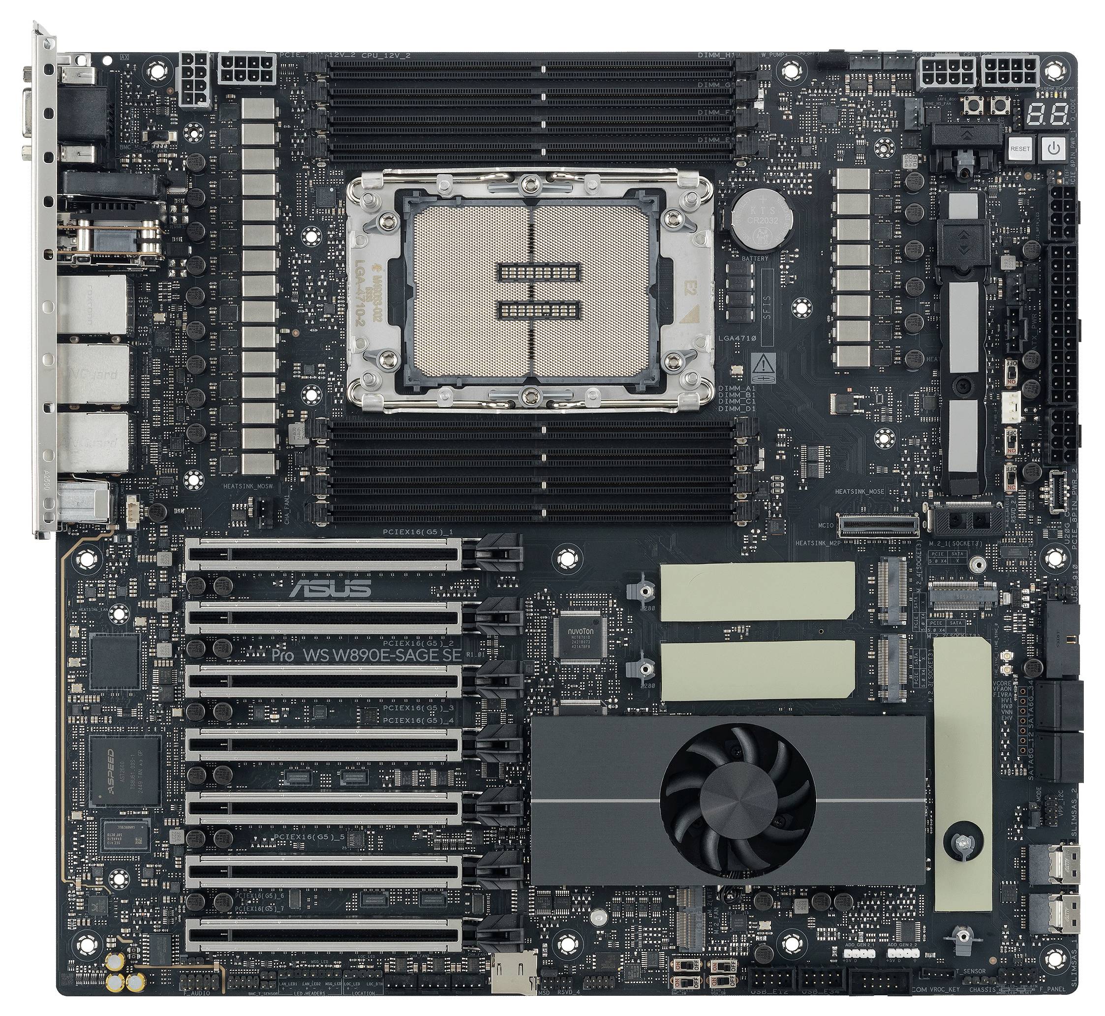 Asus PRO WS W890E-SAGE SE LGA4710-2 EEB Mainboard Sockel (PC) AMD® AM5 Formfaktor (Details) EEB-7