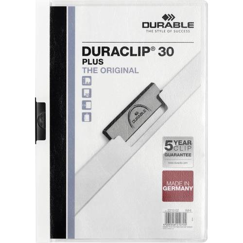 Durable DURACLIP® PLUS 30 221302 DIN A4 Weiß