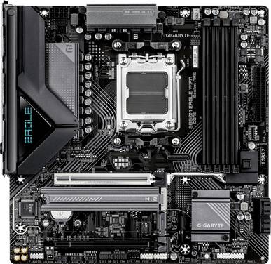 Gigabyte GA-B850M EAGLE WF7 Mainboard Sockel (PC) AMD® AM5 Formfaktor (Details) Micro-ATX Mainboard-Chipsatz AMD® B850