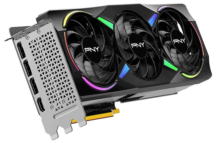 PNY Grafikkarte Nvidia RTX 5070 Ti GeForce RTX 5070 Ti 16 GB GDDR7-RAM-2