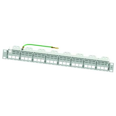 Telegärtner 100021503 19" Modulträger, unbestückt 483 mm (19") 1 HE Silber-0
