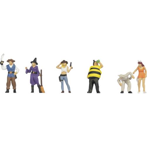 NOCH 1:87, H0 Bemalt, Fertigmodell, Flexibel, Gebogen, Gerade, Kunststoffmodell, Sitzend, Stehend