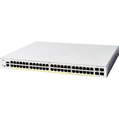 Ein Netzwerk-Switch mit mehreren Ethernet-Anschlüssen, der zum Verwalten und Weiterleiten von Datenverkehr in einem Computernetzwerk verwendet wird.