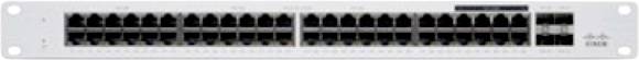 Ein Netzwerk-Switch mit mehreren Ethernet-Anschlüssen, geeignet zum Verbinden verschiedener Geräte in einer Netzwerkeinrichtung.