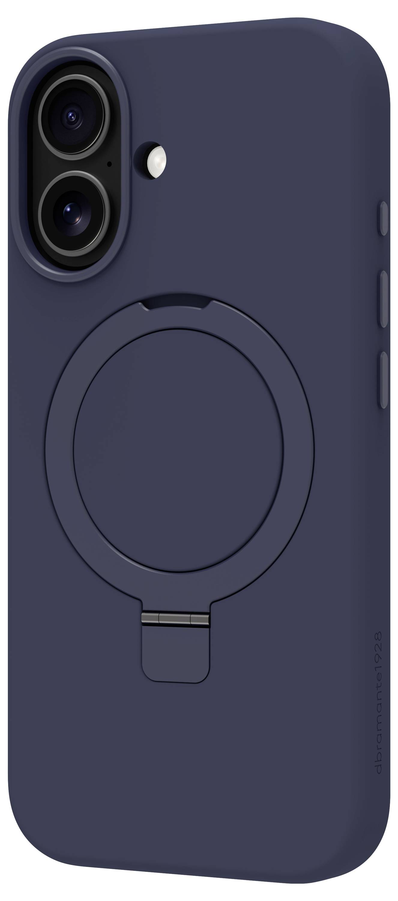 dbramante1928 Roskilde MS Kick ICON iPhone 17 - Deep Cover Apple iPhone 17 Blau Mit Standfuß, MagSafe kompatibel, Indukt-5