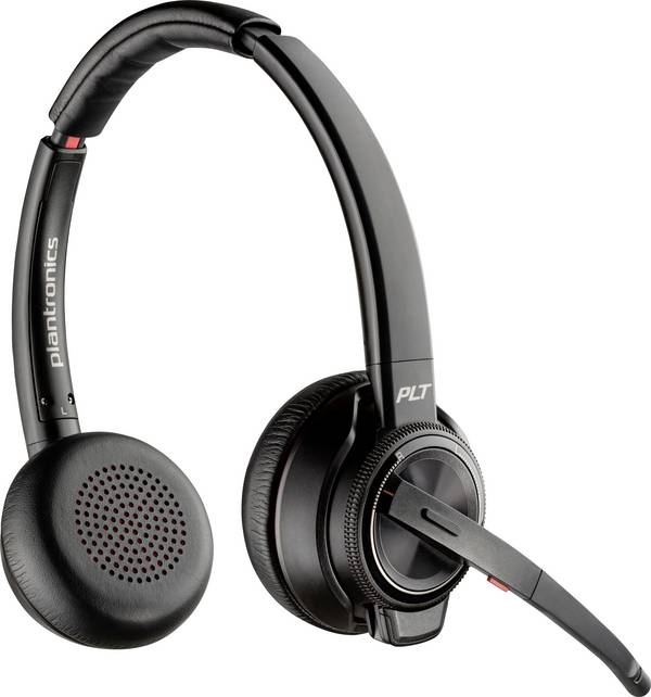 HP DECT Savi 8220-M  On Ear Kopfhörer   Schwarz