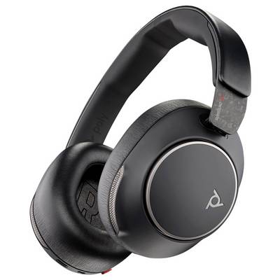 Schwarze Over-Ear-Kopfhörer mit gepolsterten Ohrmuscheln und einem runden Logo auf der Seite, entwickelt für komfortable und immersive Audioerlebnisse.