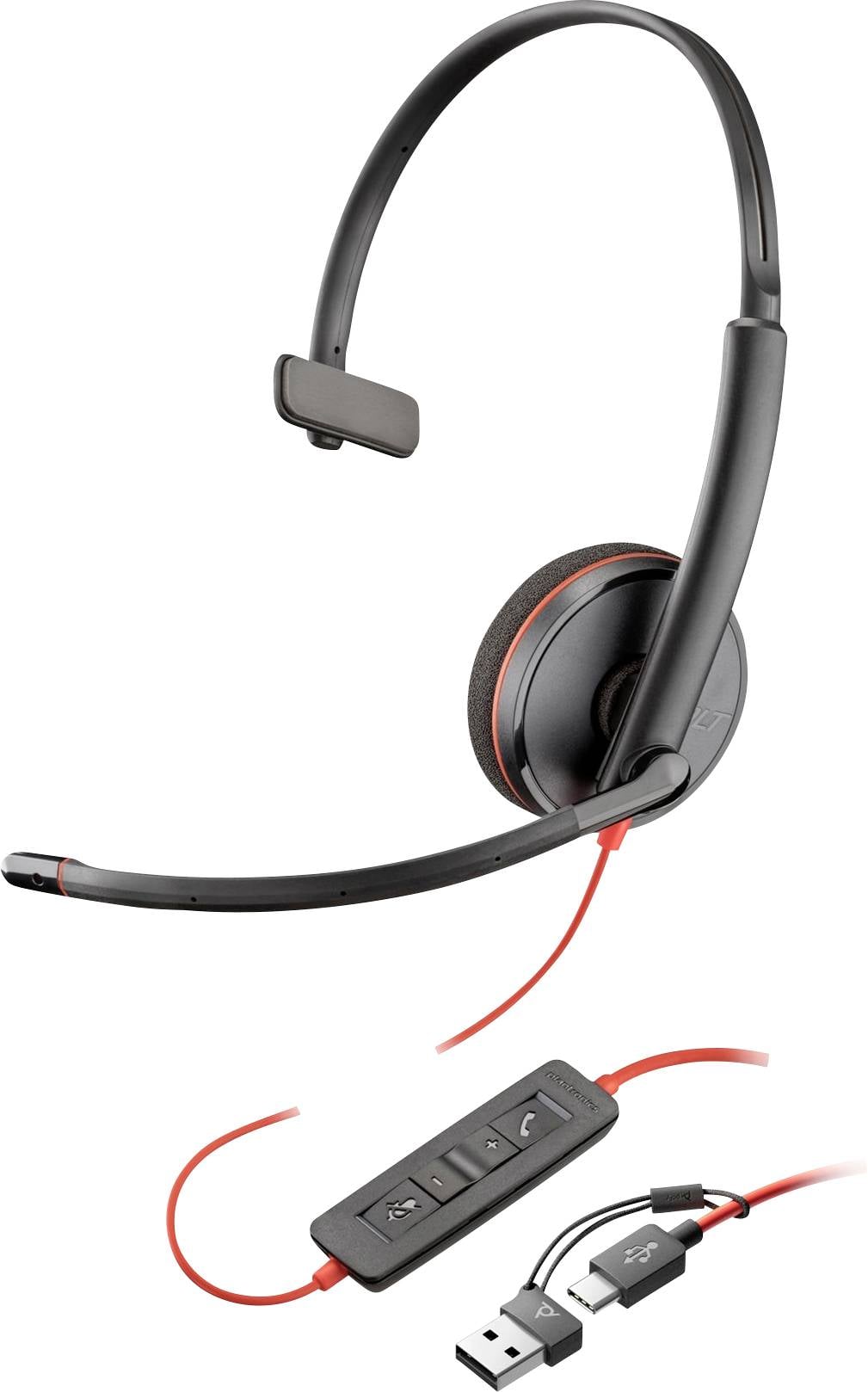 HP Blackwire C3210 On Ear Kopfhörer Schwarz