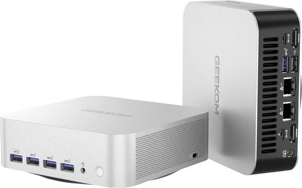 GEEKOM Mini PC A8 Max AMD Ryzen 7 8745HS 4.9 GHz 16 GB RAM 1 TB SSD AMD Radeon™ 780M Win 11 Pro A8 Max-R7-1