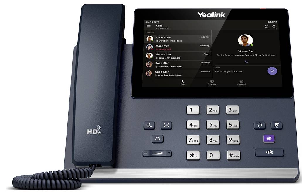 Yealink MP56 E2 Teams IP Telefon - VoIP-Telefon - Voice-Over-IP-4