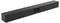 Eine elegante schwarze Soundbar mit einer zentralen Kamera und einem Mikrofon, mit der Aufschrift „PHILIPS" auf der Vorderseite, entwickelt zur Verbesserung von audiovisuellen Erlebnissen.