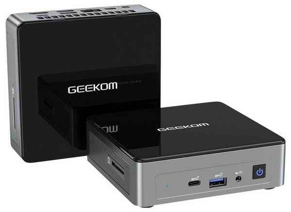 GEEKOM Mini PC Air12 2026 Edition Intel® Pentium® Gold 7505 3.5 GHz 8 GB RAM 512 GB SSD Intel UHD Graphics Win 11 Pro Mini Air12-PT7505-1