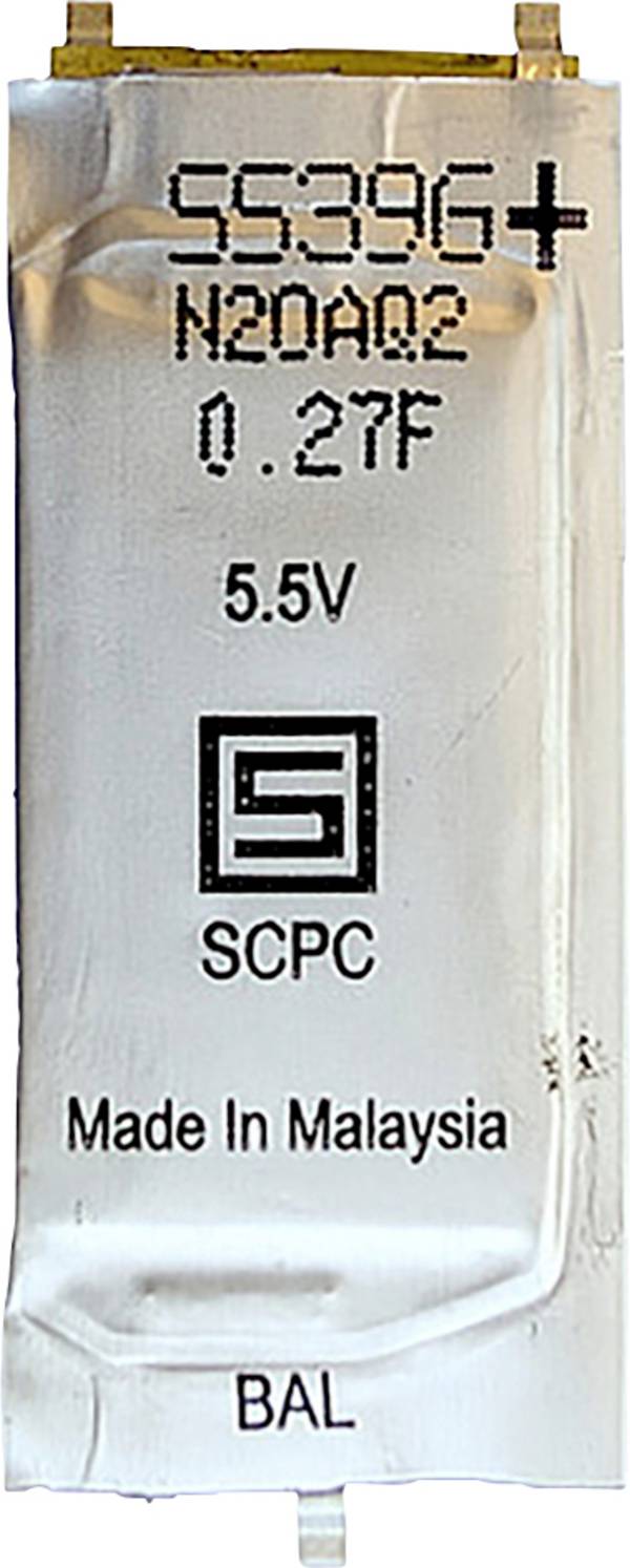 Schurter 3-153-450 Super-Cap Kondensator 1200 mF   (L x B x H) 42 x 17 x 3.9 mm 1 St. Bulk