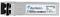 BlueOptics 10G 850nm SFP+ Transceiver-Modul mit Zuglasche, Modell BO35J856S3D und Reichweite von 300m.