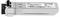 BlueOptics Glasfaser-Transceiver-Modul mit Etikett und Barcode, in Seitenansicht dargestellt.