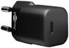 Goobay 59715 Nano USB-C Netzteil 30W / Power Delivery PD Charger / Apple iPhone 14 Ladegerät / USB C Adapter / Schwarz
