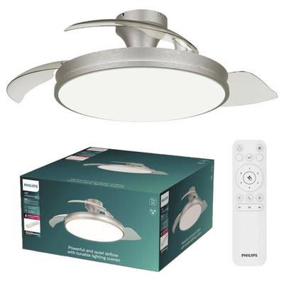 Philips LED Atlas Deckenventilator 28 W mit Fernbedienung, Dimmbar-0