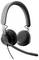 Schwarzes Over-Ear-Headset mit Boom-Mikrofon und Kopfbügel, gezeigt auf weißem Hintergrund.