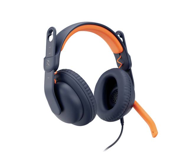 Logitech LOGI Zone Learn - CLASSIC BLUE - WW-9006  On Ear Kopfhörer   Blau, Orange