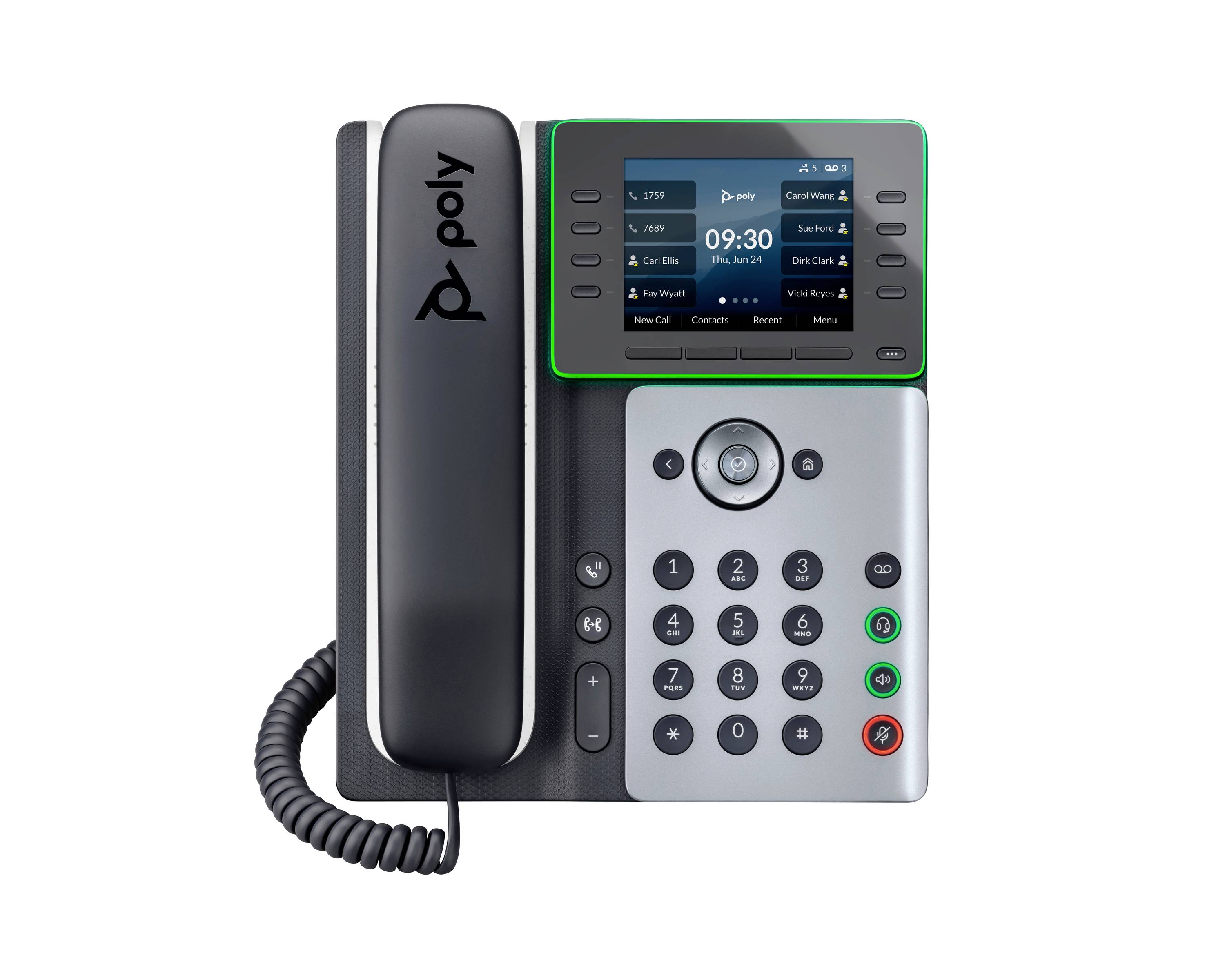 HP Poly Edge E350 IP Telefon und PoE-fähig